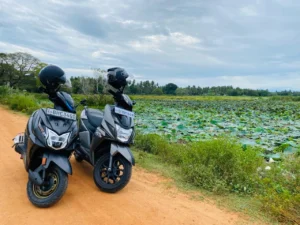 Debarawewa Lake With Safari Bike Scooter Rent